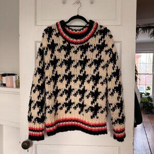 Blank NYC Powdered Houndstooth Sweater